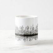 Mug Motif grunge noir et blanc (Centre)