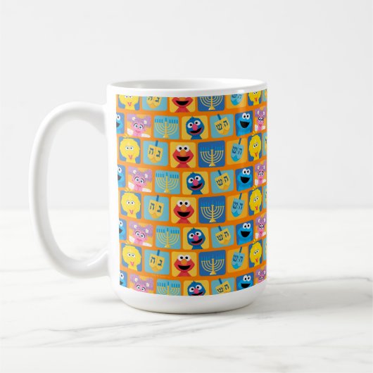 Mug Motif Hanoukka de Sesame Street (Gauche)