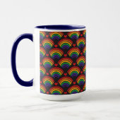 Mug Motif Hearts & Rainbows (Gauche)