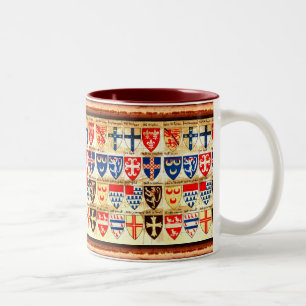 Mug Motif heraldry décoratif