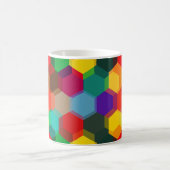 Mug Motif Hexagon coloré géométrique (Centre)
