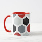 Mug Motif Hexagon d'Art Moderne (Gauche)