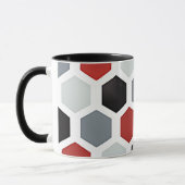 Mug Motif Hexagon d'Art Moderne (Gauche)