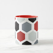 Mug Motif hexagonal d'art moderne (Centre)
