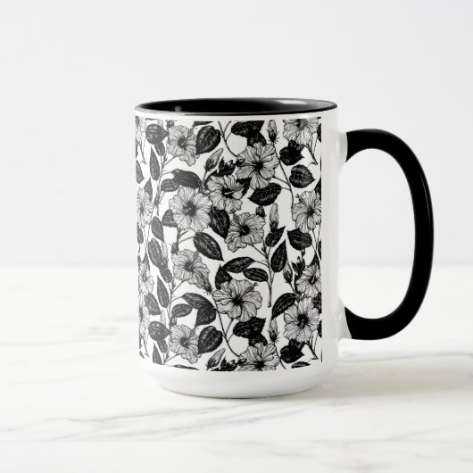 Mug Motif Hibiscus (Droite)