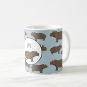 Mug Motif Hippopotame personnalisé (Devant droit)