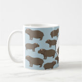Mug Motif Hippopotame personnalisé (Gauche)