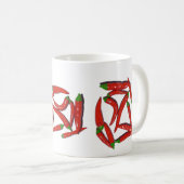 Mug Motif Hot Red Chili Peppers (Devant droit)