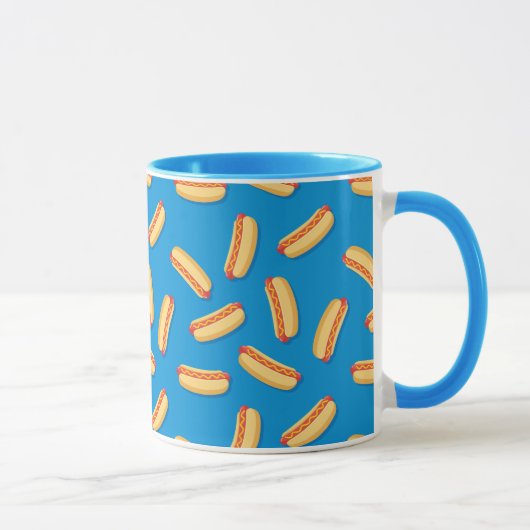 Mug Motif Hotdogs de restauration rapide (Droite)