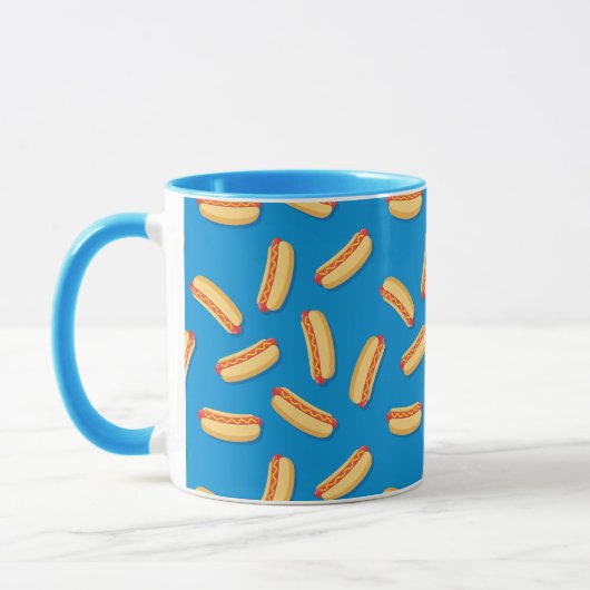 Mug Motif Hotdogs de restauration rapide (Gauche)