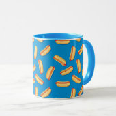 Mug Motif Hotdogs de restauration rapide (Devant droit)