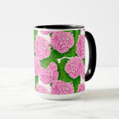 Mug Motif Hydrangea (Devant droit)