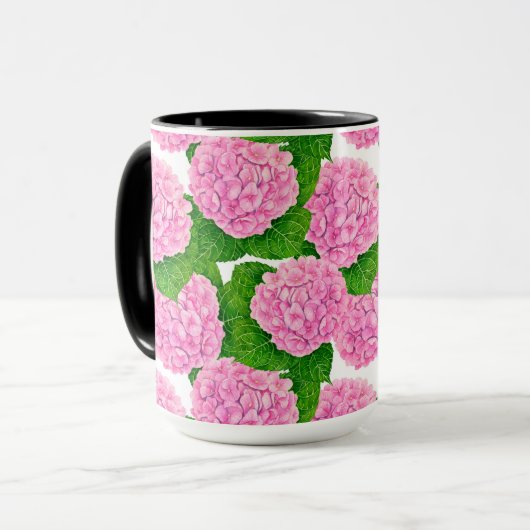 Mug Motif Hydrangea (Devant gauche)