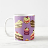 Mug Motif illustré par gâteaux mignons de thé et (Gauche)