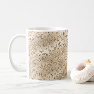 Mug Motif imprimé peau de léopard guépard marron anima