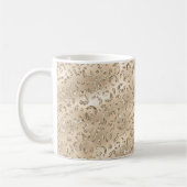 Mug Motif imprimé peau de léopard guépard marron anima (Gauche)