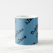 Mug Motif incliné en noir orphan (Centre)