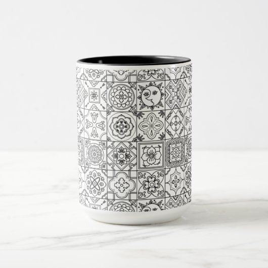 Mug Motif inspiré de Talavera (Centre)
