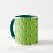 Mug Motif irlandais de drapeau (Devant gauche)