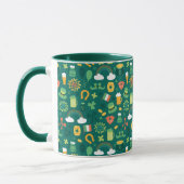 Mug Motif irlandais mignon d'icône (Gauche)