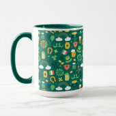 Mug Motif irlandais mignon d'icône (Gauche)