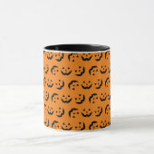 Mug Motif Jack-o'-lantern noir orange amusant Hallowee (Centre)