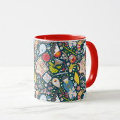 Mug Motif japonais sans visage (Devant droit)