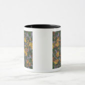 Mug Motif jaune de camouflage de fleur (Centre)