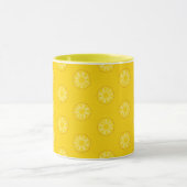 Mug Motif jaune de tranches d'ananas (Centre)