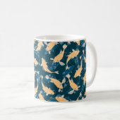 Mug Motif jaune et bleu - Koi Fish (Devant droit)