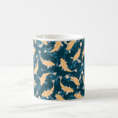 Mug Motif jaune et bleu - Koi Fish (Centre)