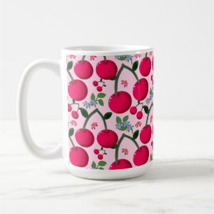 Mug Motif joli cerise, Fruit Kawaii brillant