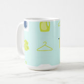 Mug Motif Jour de Lessive Frais (Devant gauche)
