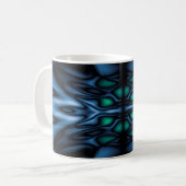 Mug motif kaléidoscope Abstrait (Devant gauche)