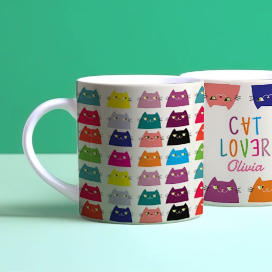 Mug Motif Kawaii Chat