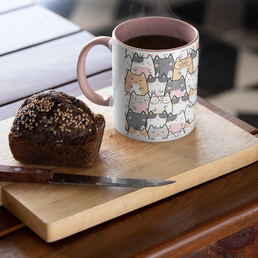 Mug Motif Kawaii Cute Cats