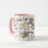 Mug Motif Kawaii Cute Cats (Devant gauche)