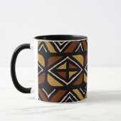 Mug Motif kenyan #2 de tissu de boue (Gauche)