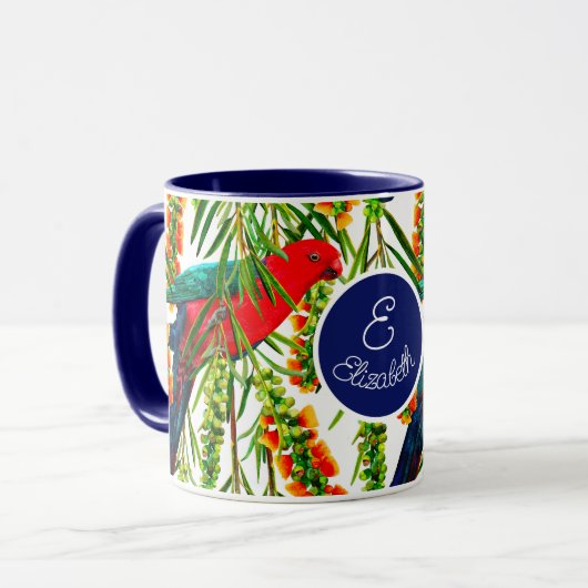 Mug Motif King Parrot personnalisé (Devant gauche)