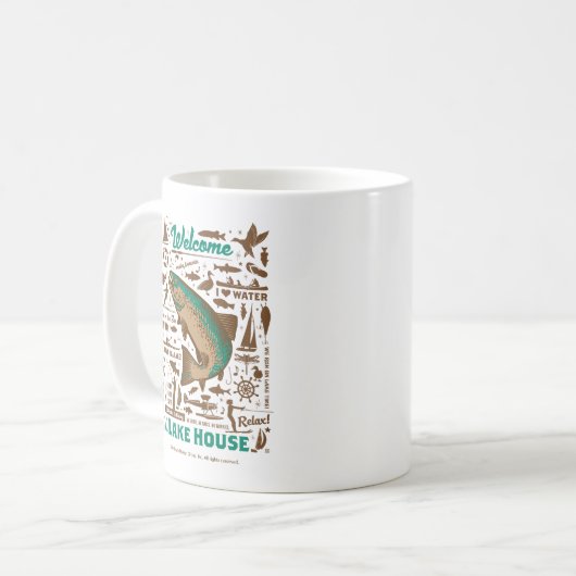 Mug Motif Lake House (Devant gauche)