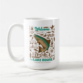 Mug Motif Lake House (Gauche)