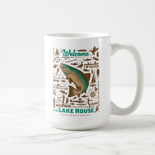 Mug Motif Lake House (Droite)