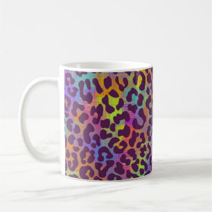 Mug Motif léopard. Répétition sans soudure animal ba
