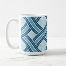 Motif Lignes Bleues