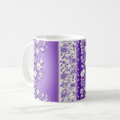 Mug Motif Lilac ornemental (Devant gauche)