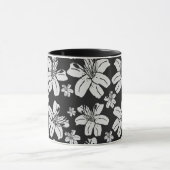 Mug Motif Lily noir et blanc (Centre)