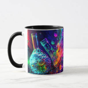 Mug Motif lumineux cool géométrique