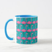 Mug Motif lumineux de Flamant rose (Gauche)