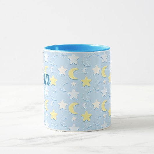 Mug Motif Lune & Étoiles (Centre)