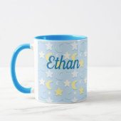 Mug Motif Lune & Étoiles (Gauche)